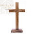 Plain Standing Olive Wood cross